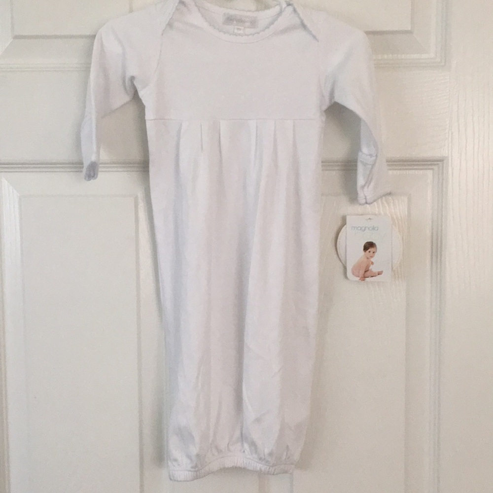 Magnolia Baby white gown